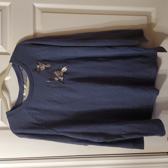 89th and Madison crew neck 1X hummingbird sweatshirt - Picture 1 of 4